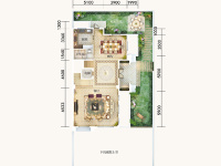 5室3廳3陽(yáng)臺(tái) 俊發(fā)九夏云水4號(hào)地塊別墅戶型圖