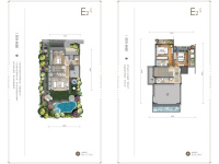 5室2廳3陽臺 山海薈別墅戶型圖
