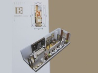 1室1廳1陽(yáng)臺(tái) 金尚俊園一期公寓戶型圖