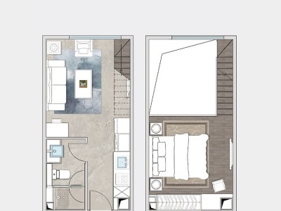 1室1厅1阳台 龙湖天第公寓户型图