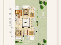 8室3廳4陽臺 華夏御府天璟灣別墅戶型圖