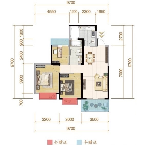 兴义公园悦府户型图图片