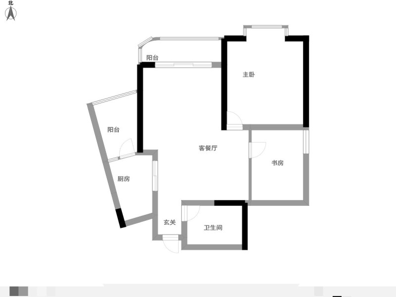 2室2厅 和谐世纪（和谐家园）户型图