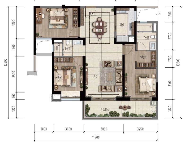 昆明融创文旅城a22地块户型详情