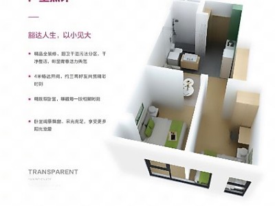 1室1厅1阳台 兰亭上锦三期(兰亭广场)公寓户型图