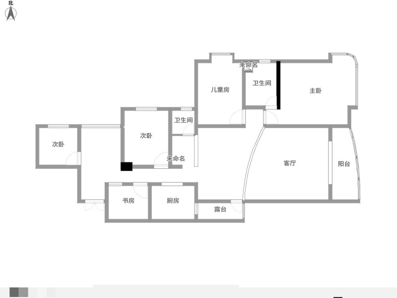 5室3厅2阳台 和谐世纪（和谐家园）户型图