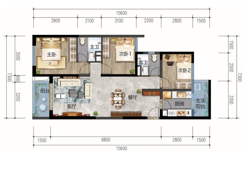 俊發(fā)盛唐城戶型圖