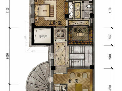 4室3厅3阳台 公园1903-康醍先生别墅户型图