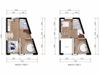 3室2廳 和悅銘著公寓戶型圖