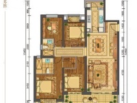 4室2廳2陽臺(tái) 北大資源頤和1898二期戶型圖