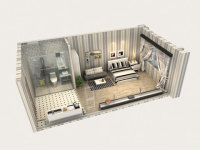 1室1廳1陽臺 協(xié)信天地公寓戶型圖