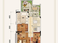 5室2廳3陽臺 華夏御府天璟灣別墅戶型圖