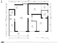 3室2廳 潤(rùn)城一區(qū)戶型圖