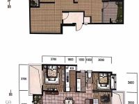 3室2廳1陽(yáng)臺(tái) 云嶺星河莊園戶型圖