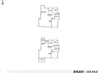 5室3廳3陽臺 佳湖花園別墅戶型圖