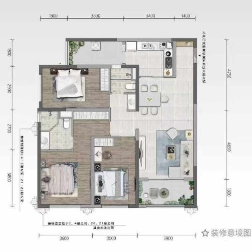 世茂璀璨傾城戶型圖