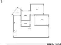 3室2廳1陽臺 藍(lán)光COCO蜜城戶型圖