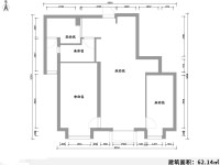 3室2廳1陽臺 正大紫都城戶型圖
