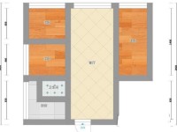 3室2廳1陽(yáng)臺(tái) 正大紫都城戶型圖