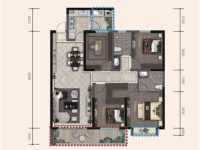 3室11廳1陽(yáng)臺(tái) 中梁首府戶型圖