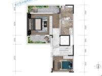 4室2廳4陽臺 華夏瀾臺府別墅戶型圖