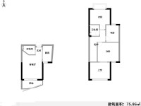 4室2廳1陽臺 新亞洲星體花園南區(qū)戶型圖