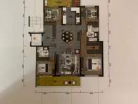 4室2廳2陽臺 華夏四季一期戶型圖