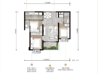 3室2廳2陽臺 萬科翡翠濱江三期戶型圖