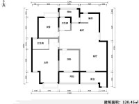 4室2廳3陽臺 貴研自然界戶型圖