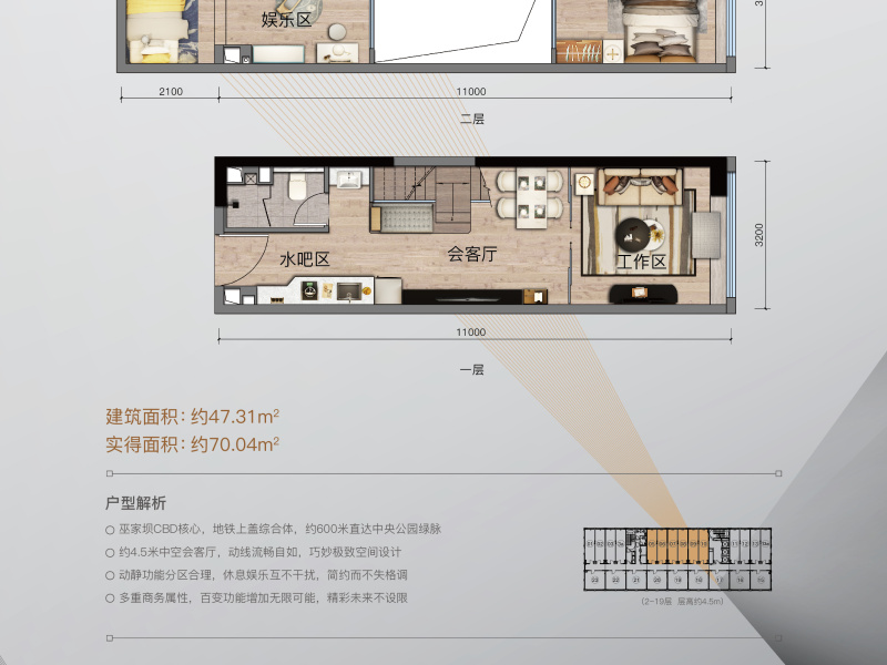 PGC紫金中心戶型圖