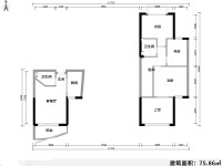 4室2廳1陽臺 新亞洲星體花園南區(qū)戶型圖