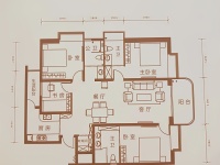 2室2廳 江東境界戶型圖