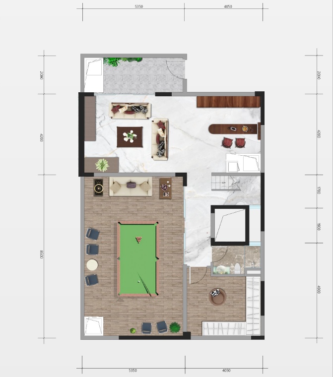 4室3廳4陽臺 華夏瀾臺府別墅戶型圖