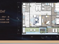 2室2廳1陽臺 山海灣8號戶型圖