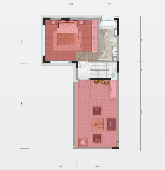 4室3廳4陽臺 華夏瀾臺府別墅戶型圖