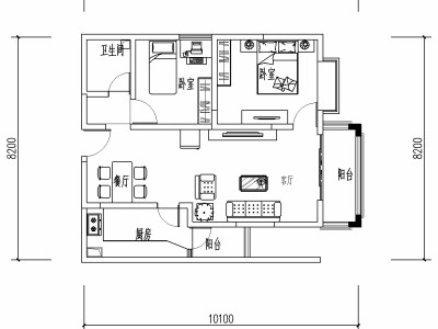 金科泰玺云麓書苑一期F3户型