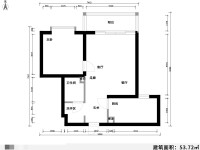 1室1廳1陽臺 硅谷公寓戶型圖