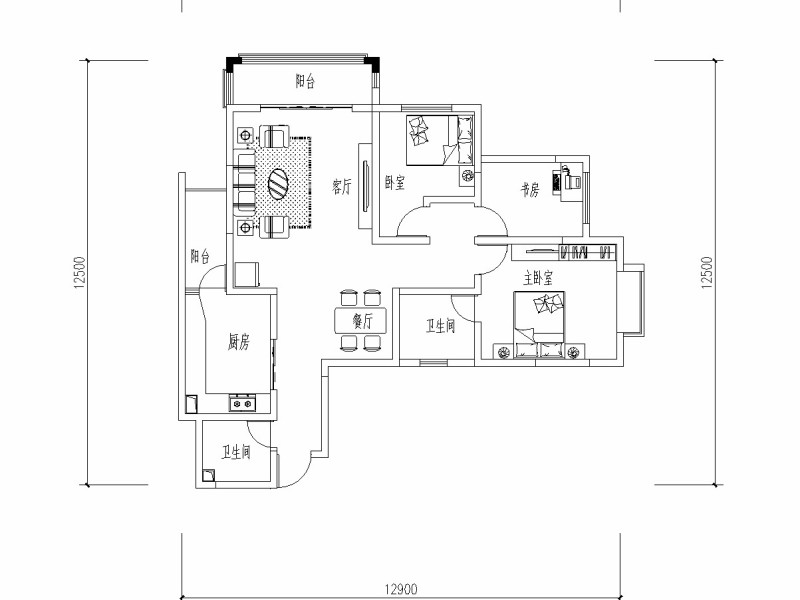 金科泰玺云麓書苑户型图