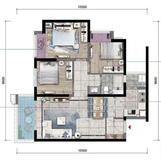 三千時光三期戶型圖