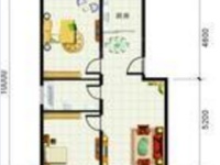 1室1廳1陽(yáng)臺(tái) 中環(huán)金界戶型圖