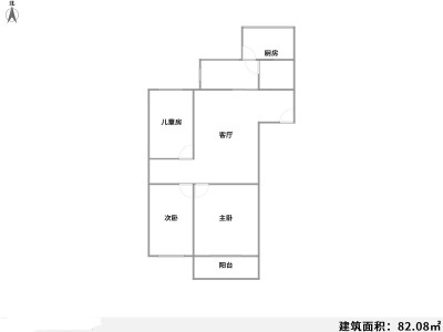 3室2廳1陽臺 春苑小區(qū)戶型圖