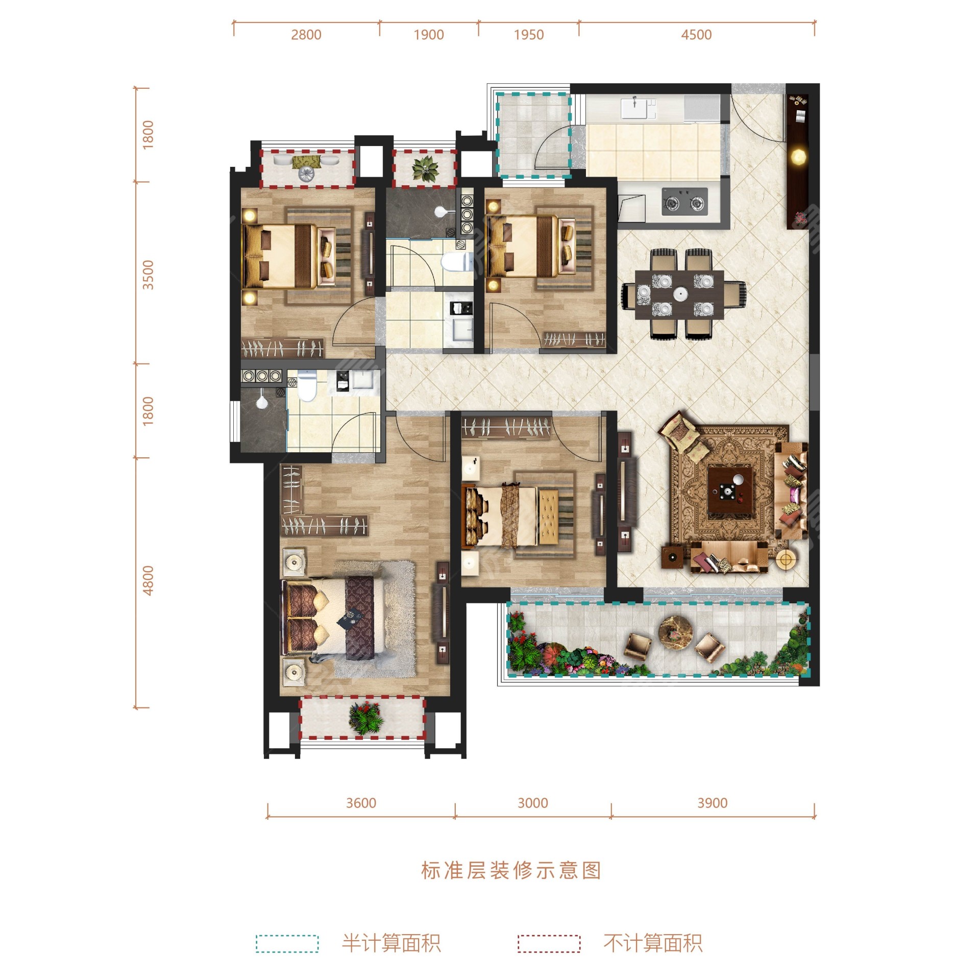 雅居樂雲和中心在售戶型圖信息-昆明房星網