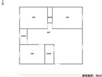 4室2廳2陽臺 凱苑小區(qū)戶型圖