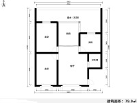 6室2廳2陽(yáng)臺(tái) 凱苑小區(qū)戶型圖