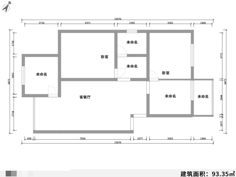 3室2廳 船房小區(qū)戶型圖