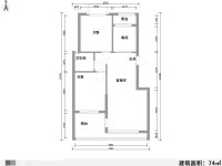 5室2廳3陽臺 朝花曦拾戶型圖