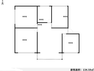 4室2厅 刘家营新区户型图