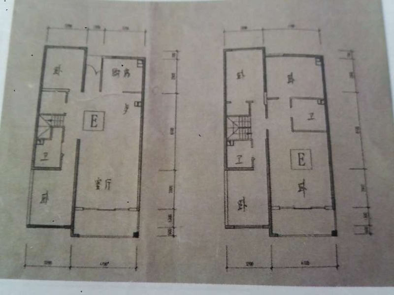5室2厅2阳台 世纪城咏春苑户型图
