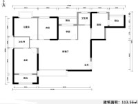 4室2廳2陽(yáng)臺(tái) 蘭亭上錦二期戶(hù)型圖