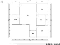 3室2廳1陽臺(tái) 興隆小區(qū)戶型圖